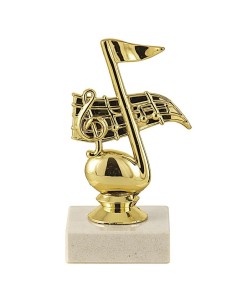 Trophée sujet abs or musique | Récompense de Qualité | SJ046-MSJ