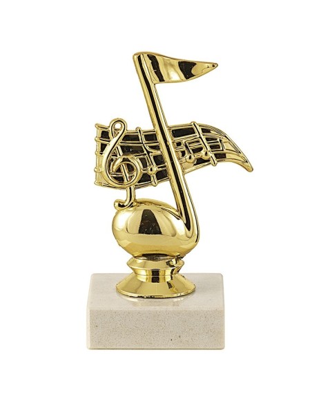 Trophée sujet abs or musique | Récompense de Qualité | SJ046-MSJ