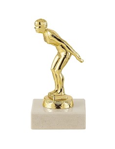 Trophée sujet metal or natation feminin | Récompense de Qualité !