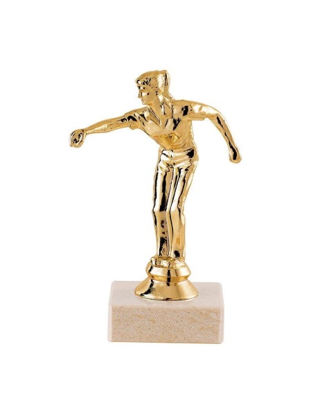 Trophée sujet abs or pétanque feminin | Récompense de Qualité | SJ051-MSJ