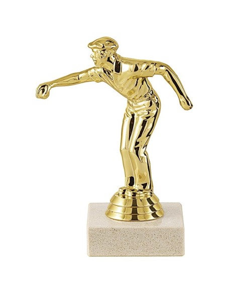 Trophée sujet abs or pétanque masculin | Récompense de Qualité | SJ052-MSJ