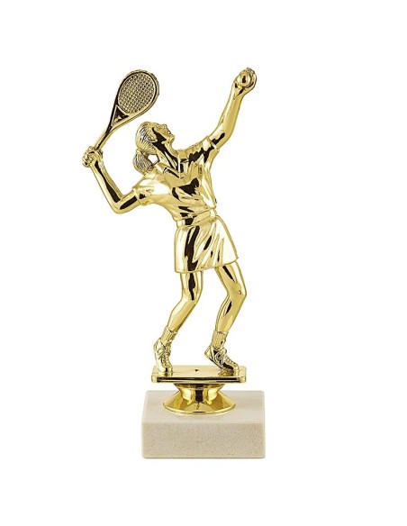 Trophée sujet abs or tennis feminin | Récompense de Qualité | SJ060-MSJ