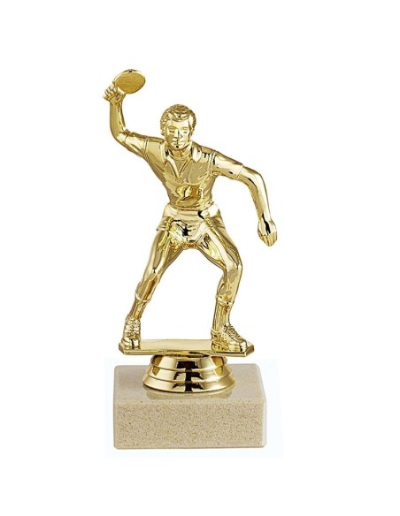 Trophée sujet metal or tennis de table masculin | Récompense de Qualité !
