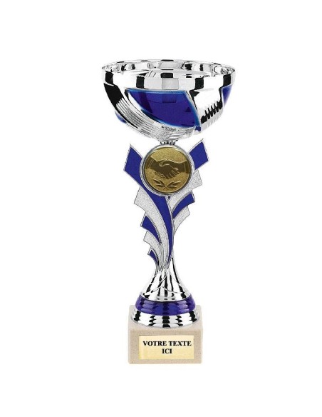 Coupe argent/bleu | Récompense de Qualité | CP4244C