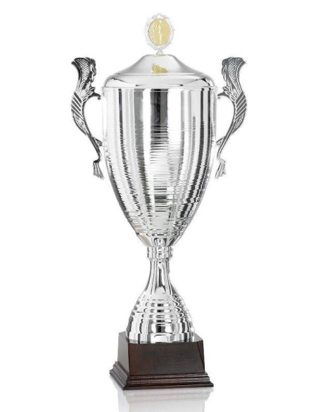 Coupe avec couvercle argent | Récompense de Qualité | FSP-762WS-4-24