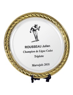 Trophée assiette metal | Récompense de Qualité | PX4077C