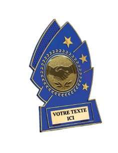 Trophée abs bleu | Récompense de Qualité | TP4816A