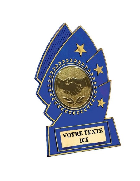 Trophée abs bleu | Récompense de Qualité | TP4816A