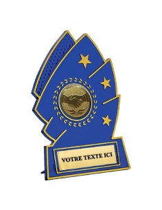 Trophée abs bleu | Récompense de Qualité | TP4816C