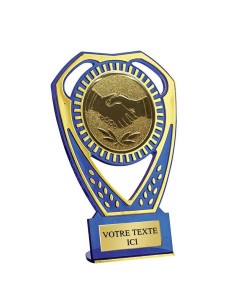 Trophée abs bleu | Récompense de Qualité | TP4823A