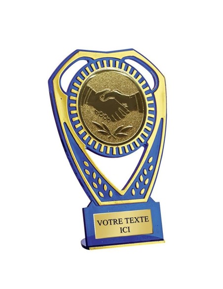 Trophée abs bleu | Récompense de Qualité | TP4823A