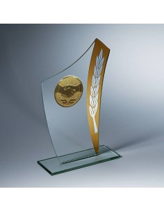 Trophée en Verre | Élégance et Distinction | TV4029A