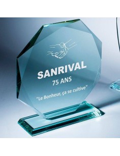Trophée en Verre | Élégance et Distinction | TV4040A