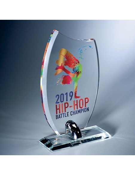 Trophée en Verre | Élégance et Distinction | TV4041B