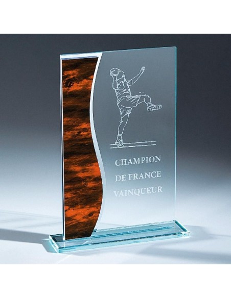 Trophée en Verre | Élégance et Distinction | TV4047C