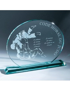 Trophée en Verre | Élégance et Distinction | TV4055A