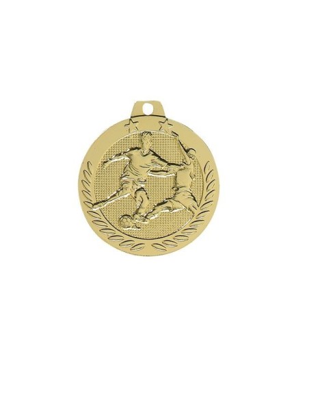 MEDAILLE 40MM OR FOOT 2 JOUEURS