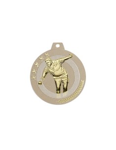MEDAILLE 50MM BOULES Or
