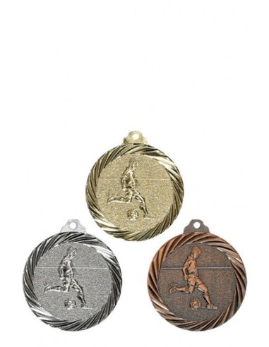 MEDAILLE 32MM FOOT Or 3 couleurs FSP-NX06