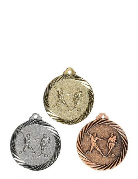 MEDAILLE 32MM FOOT Or 3 couleurs FSP-NX07