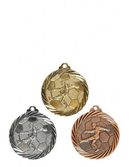 MEDAILLE 32MM FOOT Or 3 couleurs FSP-NX08