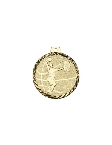 MEDAILLE 50MM BASKET OR FSP-NZ03D