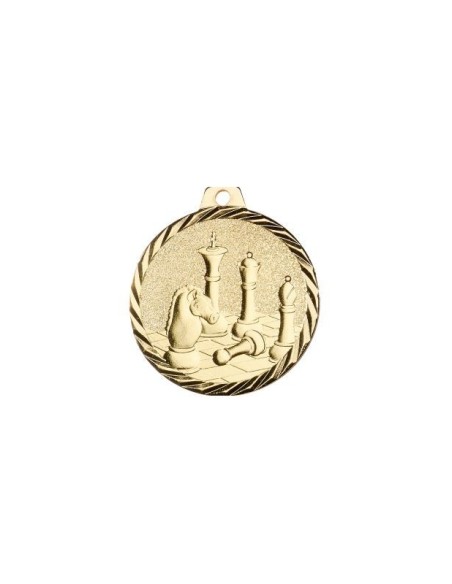 MEDAILLE 50MM ECHECS OR FSP-NZ04D