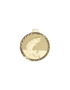 MEDAILLE 50MM POISSON OR
