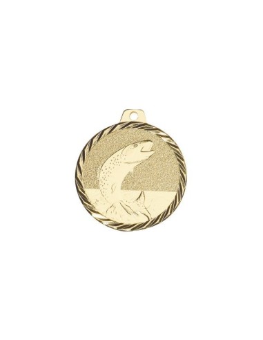 MEDAILLE 50MM POISSON OR