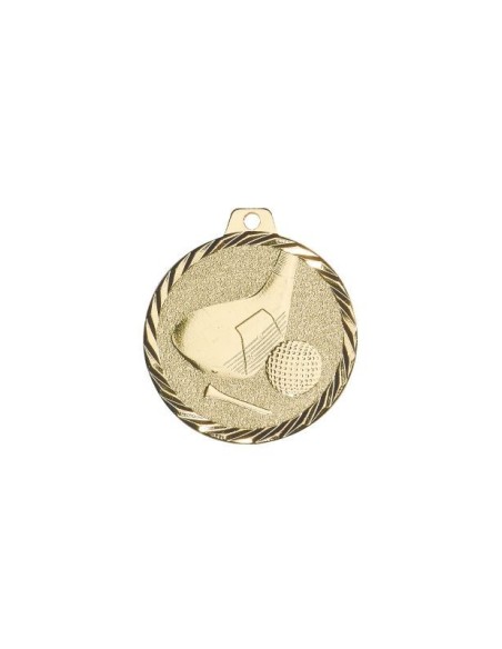 MEDAILLE 50MM GOLF OR