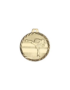 MEDAILLE 50MM KARATE OR