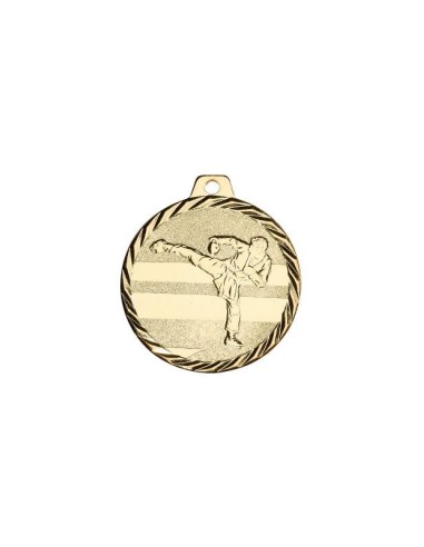 Médaille : Acier galvanisé - Diamètre : 50mm - Poids : 38 grammes - Bord : Guilloché brillant - Finitions disponibles : Uniquement Or - Marquage au dos en option : Étiquette adhésive. Parmi nos "Best-sellers" c'est la médaille idéale pour récompenser votre équipe, les joueurs, participants, entraineurs et plus encore!