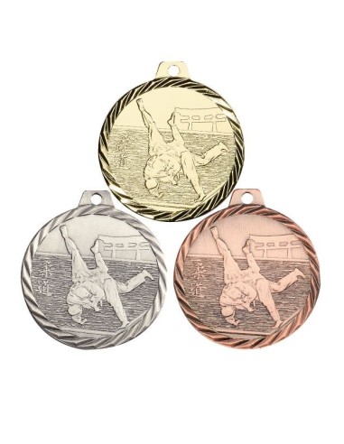 MEDAILLE 50MM JUDO Or 3 couleurs FSP-NZ12