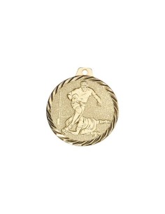 MEDAILLE 50MM RUGBY OR FSP-NZ15D