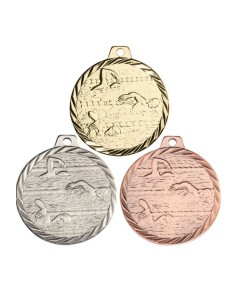 MEDAILLE 50MM NATATION Or, Argent, Bronze FSP-NZ21D