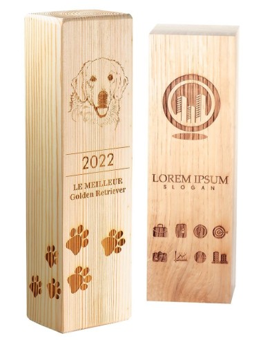 Trophée bois personnalisé - Réf FSP-BW21