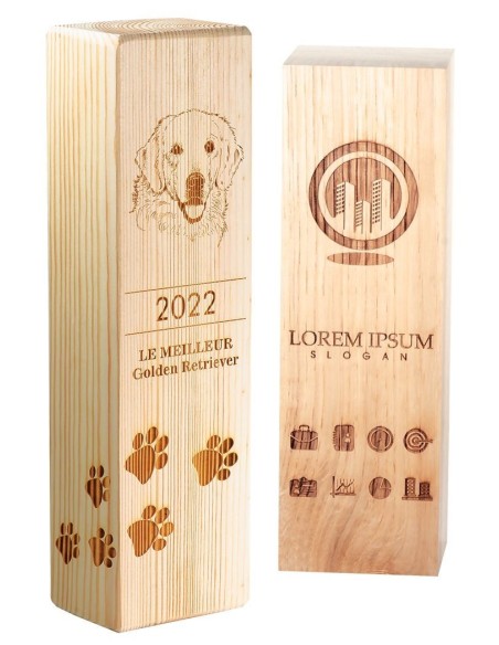 Trophée bois personnalisé - Réf FSP-BW23