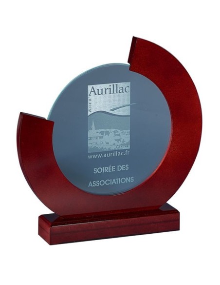 Trophée bois personnalisé - Réf FSP-164-51