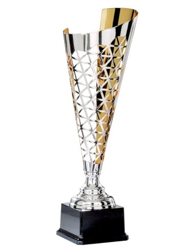 Coupe trophée luxe métal hauteur 37cm