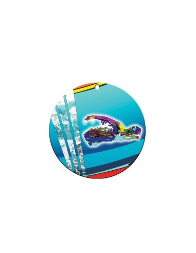 Médaille natation masculin en céramique - Diamètre : 70mm - Marquage au dos en option : Étiquette adhésive ou Gravure. Avec son design résolument moderne et ses couleurs vives, cette médaille fera le bonheur de vos gagnants, coéquipiers, entraîneurs et invités