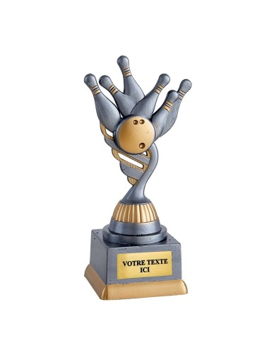 Trophée ABS bowling hauteur 18 cm 