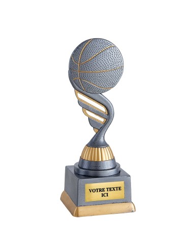 Trophée ABS basket-ball hauteur 18 cm 