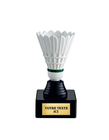 Trophée ABS badminton hauteur 13 cm