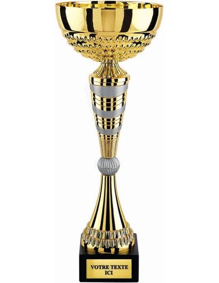 Coupe or/argent mat | Récompense de Qualité | CP5236D