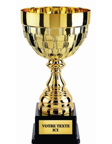 Coupe classique or hauteur 27 cm diamètre 140 mm
