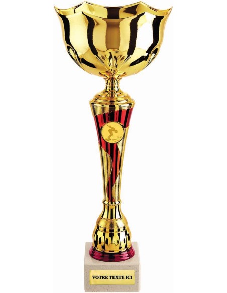 Coupe or/rouge | Récompense de Qualité | CP5257B