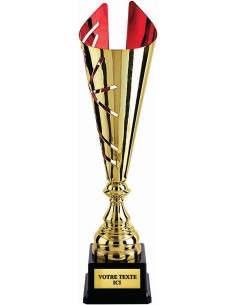 Coupe or/rouge | Récompense de Qualité | CP5263C