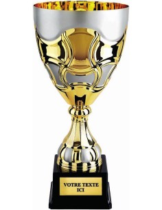 Coupe or/argent mat | Récompense de Qualité | CP5268C