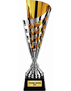 Coupe 100% metal argent/or | Récompense de Qualité | CP5288A