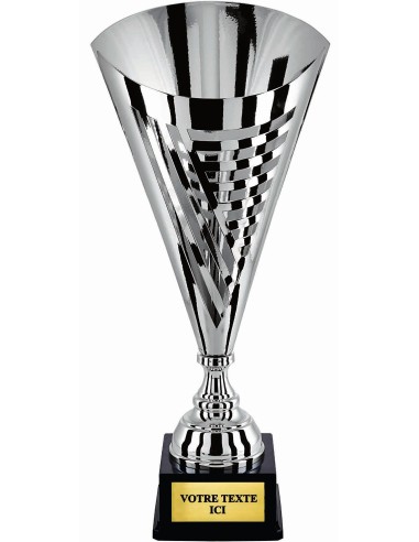Coupe 100% metal argent | Récompense de Qualité | CP5294A